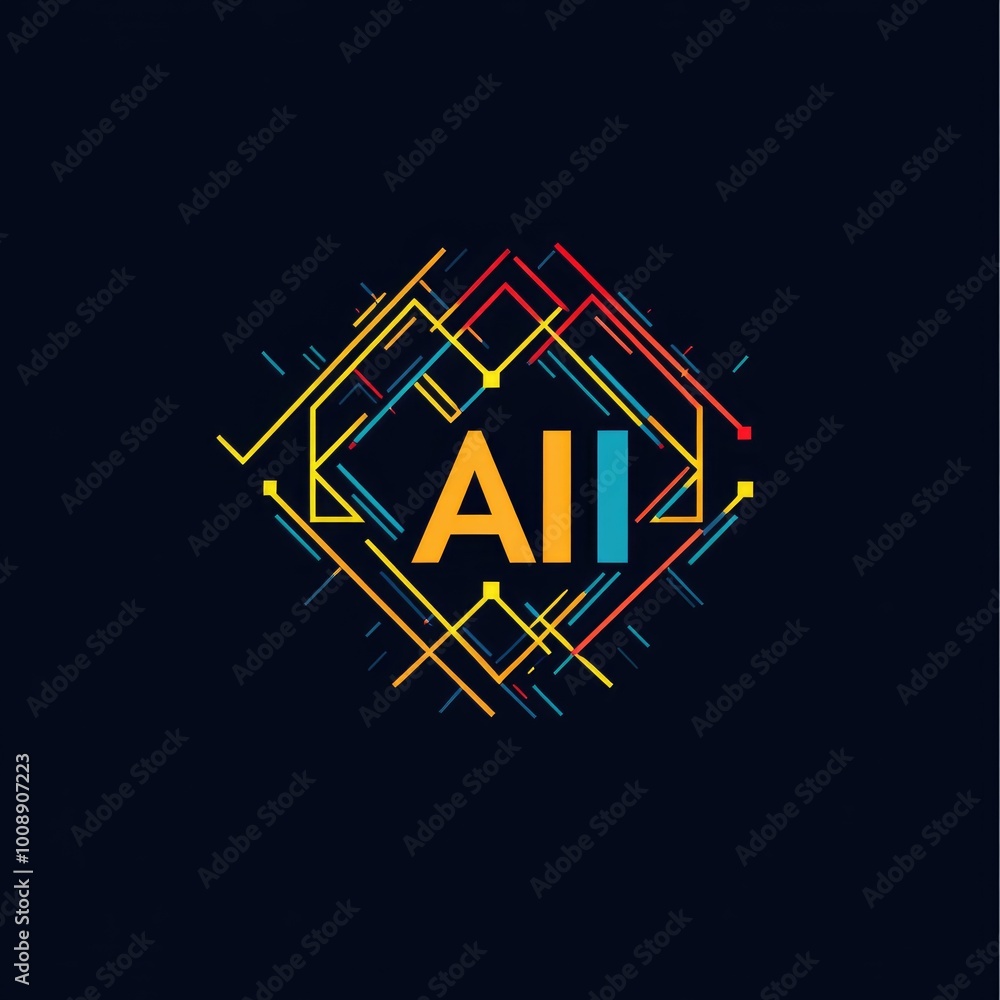 Poster elegant logo design with 