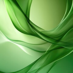 Naklejka premium Fresh green background with a smooth, clean finish, ideal for creating vibrant and energetic content