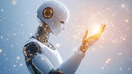 Naklejka premium AI Technology Shaping Future of Business Innovations