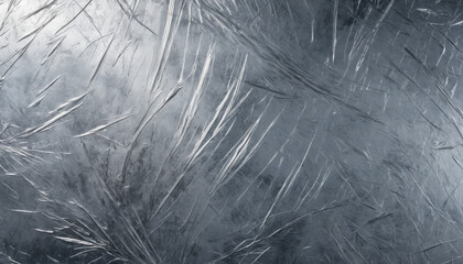 cold silver texture with a frosty sheen and light scratches