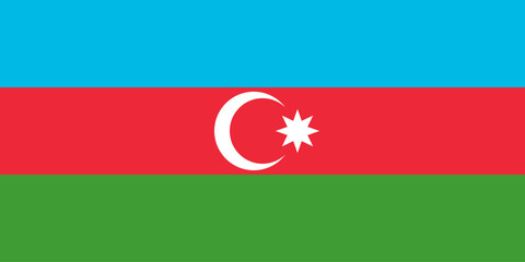 Flag of Azerbaijan Republic. eps