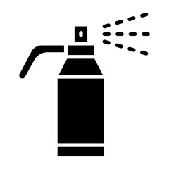 Spray Glyph Icon Design