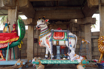 Temple de Dharasuram, hindounà l'architecture dravidienne dans le Tamil Nadu