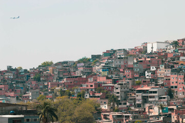 Fototapeta premium Peripheral neighborhood in the south zone - São Paulo - Brazil. September 29, 2024.