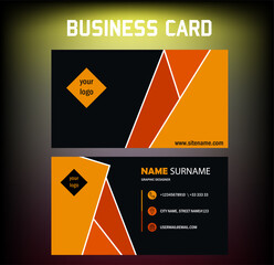 beautiful business card design. Perfect combination of colors and all elements