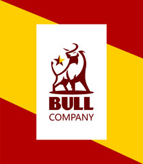 A strong and dynamic bull logo for companies looking for a powerful and confident corporate identity. Ideal for business branding.