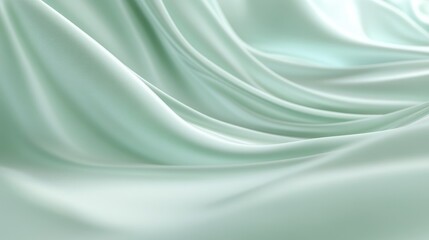 Obraz premium Pale green background with a smooth, clean surface, perfect for a calm and serene design