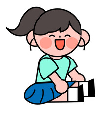 어린 유치원생 아이