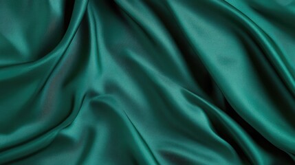 Fototapeta premium Rich jade green background with a slight sheen, adding a touch of elegance and depth