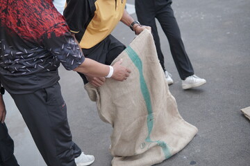 the tradition of welcoming Indonesia's independence day