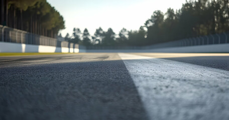 Close-Up of Concrete Track Surface at Le Mans