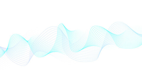 White wave curve lines banner background design. Abstract soft wave lines dynamic flowing blue light isolated background. Vector Illustration of the blue pattern of lines. stripes on white.	
