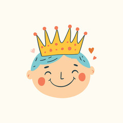 Kids design cartoon Flat illustration