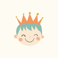 Kids design cartoon Flat illustration