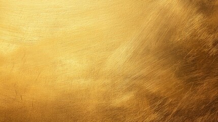 Textured golden background with metallic brush strokes and a radiant shine