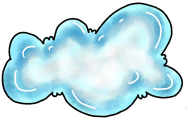 Dark clouds that are about to rain