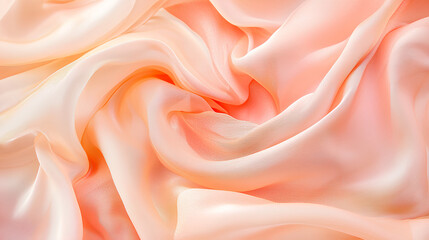 Obraz premium Piece of pink fabric with a swirl pattern
