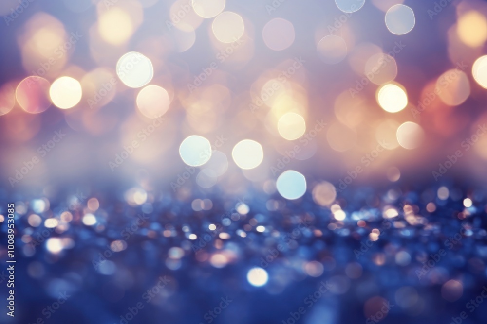 Sticker Bokeh backgrounds christmas glitter.