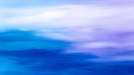 Obraz premium Blue ocean with white clouds