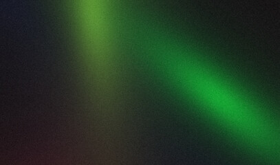 Abstract dark green color spots grainy backdrop, landing page, light leaks, spotlights noisy multicolored web banner, poster, website header.