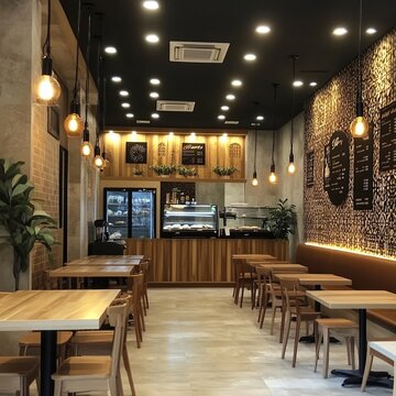 Ordering place and cashier at JCo cafe, located in Serang City, Banten