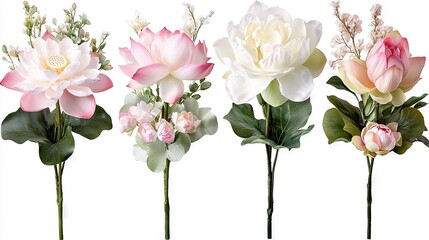   A bouquet surrounded by bouquets surrounded by more bouquets