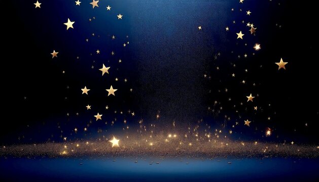 Fototapeta decorative christmas background with stars  