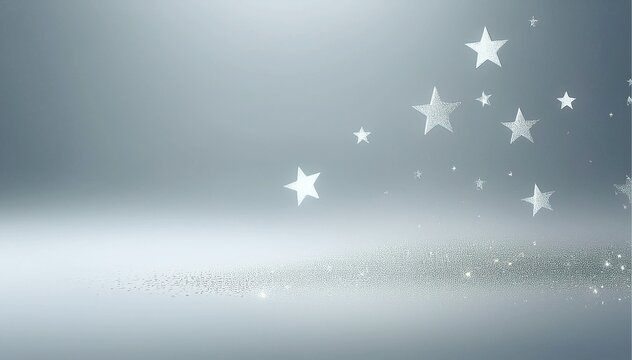 Fototapeta decorative christmas background with stars  