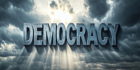 The Essence of Democracy: A Visual Representation of Freedom and Civic Engagement