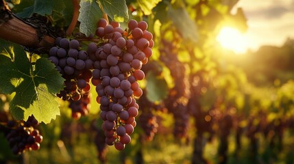Grapes on vine