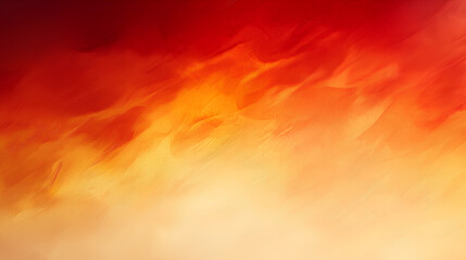 Fire with orange and red colors