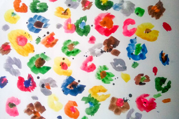 Obraz premium Animal Skin Tiger. Bright Asian Zoo. Animal