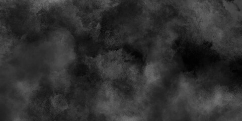 Abstract smoke misty fog on isolated black background, Abstract black and gray grunge texture. Distressed grey grunge seamless texture. Smooth smoke, fog abstract steam background. Clouds backdrop
