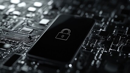 Cell Phone With Padlock