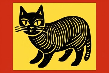 Fototapeta premium Cat animal mammal pet.