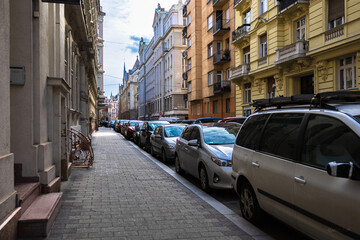 street in the city