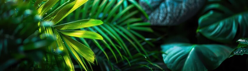 Urban jungle with lush greenery, vibrant and dense, Urban, Soft greens, Photograph, City oasis