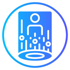 mixed reality gradient icon