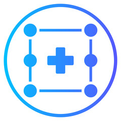 Obraz premium match moving gradient icon