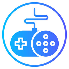 vr game gradient icon
