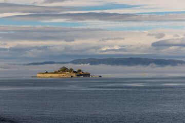 Fototapeta premium Die Insel Munkholmen vor Trondheim