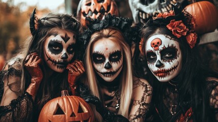 Day of the Dead - Sugar Skull Makeup and Costumes