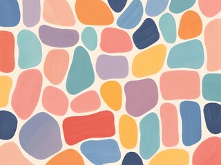 Abstract Colorful Shapes Background