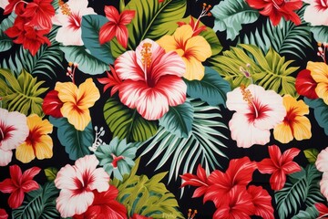 Hawaii hibiscus graphics blossom.