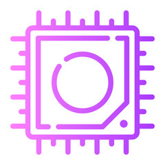 chip gradient icon
