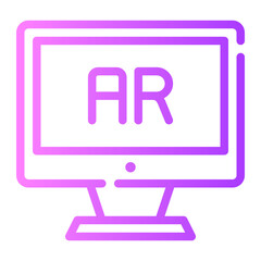 computer gradient icon