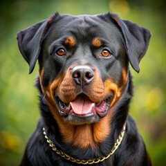 Obraz premium Rottweiler: Starker und Loyaler Begleiter