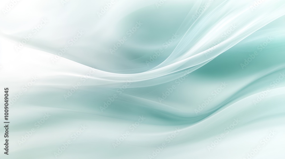 Aufkleber this design features smooth curves and gentle colors, creating a tranquil atmosphere