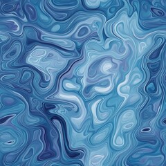 Fototapeta premium Pattern of ripples on a water. Tileable. Oil paiting. No major patterns. Orthogonal from above