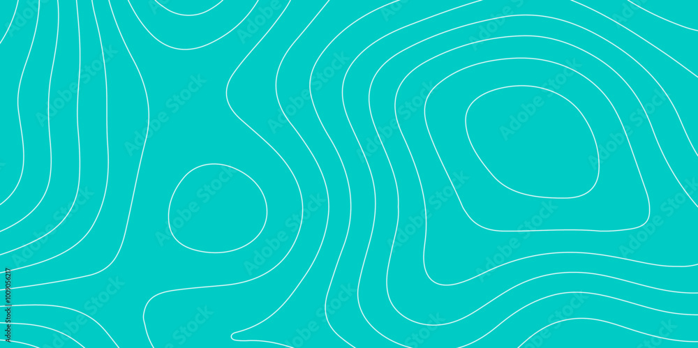 Poster abstract design seamless pattern with line topographic map. geographic mountain relief. retro topogr